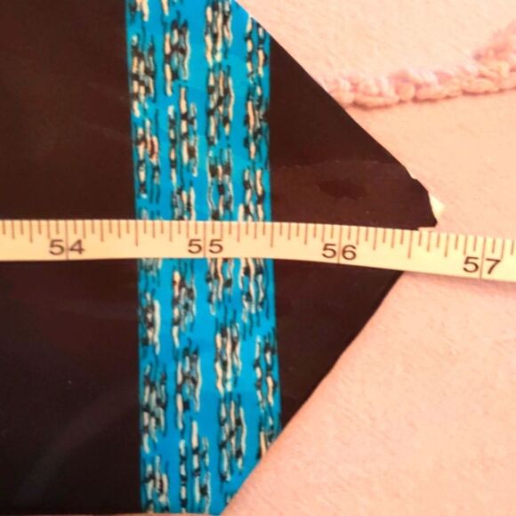 Neck Tie and Pocket Square Set Pop Art Abstract Colorful Geometric - Picture 8 of 8